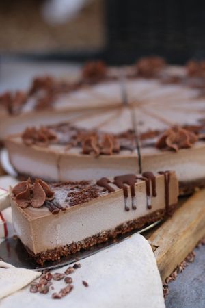 GF & Vegan double chocolate whole cheesecake -special order  at Simply Naked Co. in St Petersburg