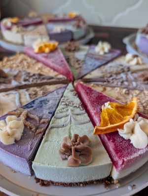 GF & Vegan mixed seasonal whole cheesecake -12 slices  at Simply Naked Co. in St Petersburg
