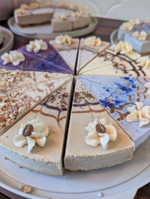 GF & Vegan Mixed flavor whole cheesecake - 12 slices at Simply Naked Co. in St Petersburg