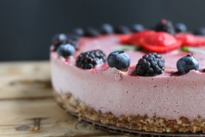 GF & Vegan Special order mixed berry cheesecake  at Simply Naked Co. in St Petersburg