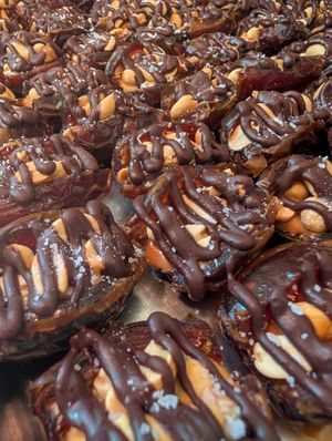 GF & Vegan "snickers" bites at Simply Naked Co. in St Petersburg