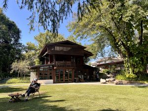 Exterior of cafe   at Early Owls in Chiang Mai