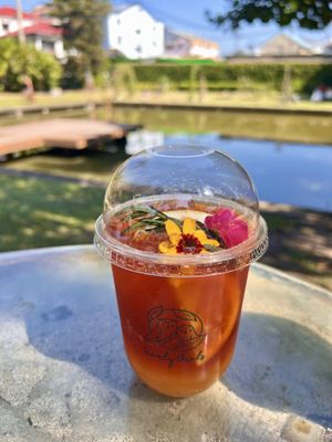 Thai yuzu tea   at Early Owls in Chiang Mai