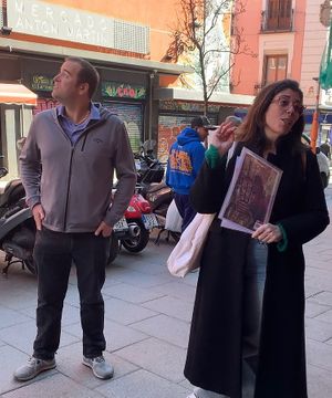 Your tour guides, Roser and Robin at Vegan Tour Madrid in Madrid