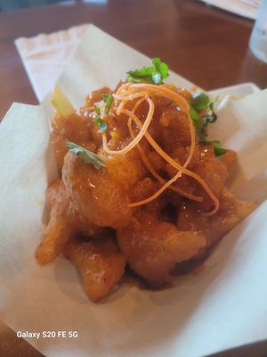 Pew pew cauliflower at Sushiology in Kennesaw