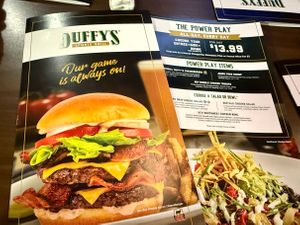 Menu and Seasonal Specials at Duffy's Sports Grill in Coconut Creek