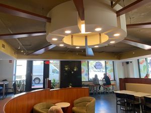 Interior dining area at Fruitive in Washington