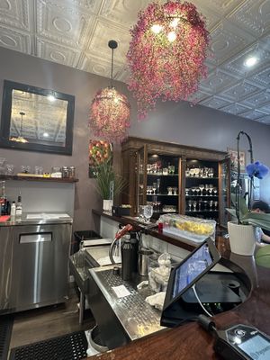 Loved the decor and all the fun glasses   at Vital Garnish in Canandaigua