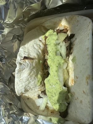 Delicious taco and loved the jicama on the side!  at Vital Garnish in Canandaigua
