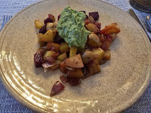 Vegan hash at Stewart Inn Hotel Downtown Wausau in Wausau
