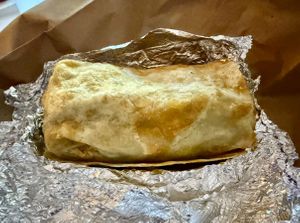 Beyond Meat Burrito at Bell Street Burritos in Atlanta