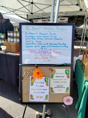  at Melrose Place Farmers Market in West Hollywood