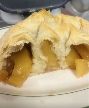 Apple cinnamon Burek pastry v+vg at BUREK SHOP 3M Restaurant in Chicago