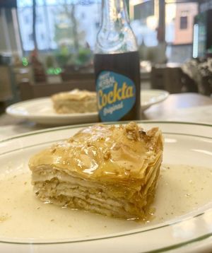 Baklava walnut dessert vg at BUREK SHOP 3M Restaurant in Chicago