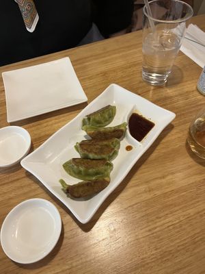 Vegan gyoza   at eShin Ramen & Sushi in Poughkeepsie