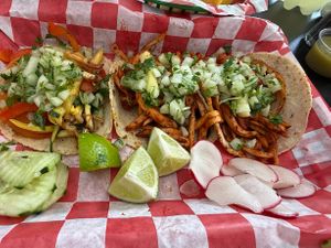 Taco Platter at Tacos Al Pastor in Atlanta