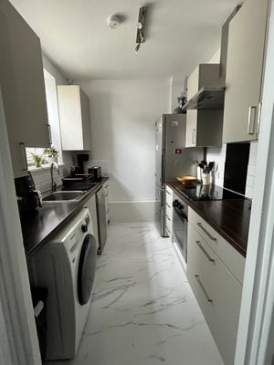 Fully equipped vegan kitchen (shared with host )  at London Vegan Host in North London