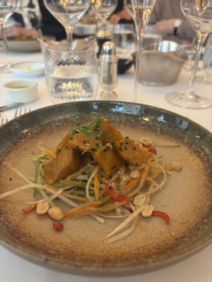 Artichoke bang bang salad - simple and tastyy  at The Original Ivy, West End in London