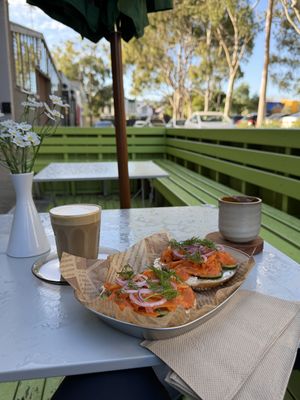   at Lumen Alley Coffee & Bagels in South Yarra