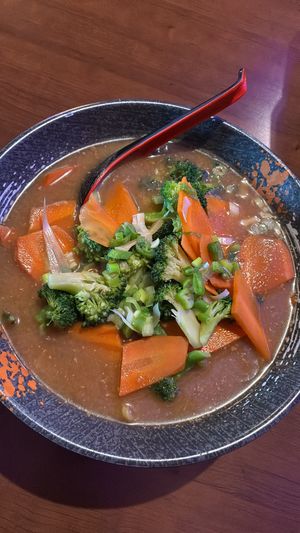 Vegetable miso ramenn  at Komo Yaki in Mobile