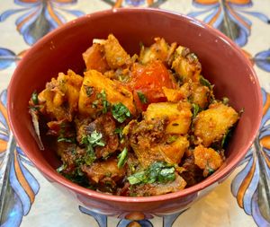 Aloo jeera at The Collective by Market Cafe in Dubai