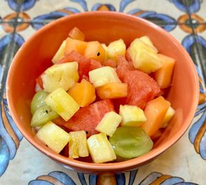 Fruit salad at The Collective by Market Cafe in Dubai