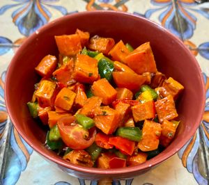 Sweet potato salad at The Collective by Market Cafe in Dubai