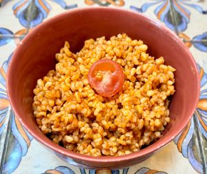 Tomato bulgar at The Collective by Market Cafe in Dubai