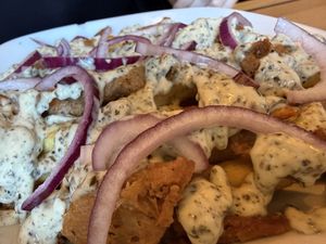 loaded fries  at VKK in Bremen