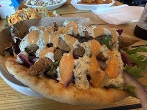 vöner in bread  at VKK in Bremen
