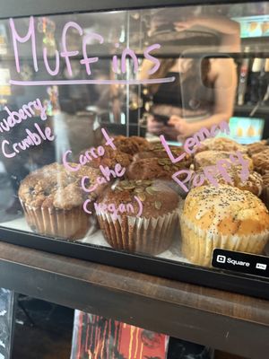 Carrot cake muffin   at Nightshade Coffee  in Westwood