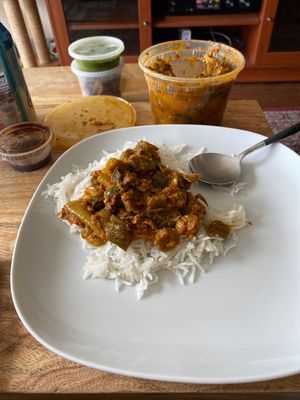 Bhindi Masala at Little India in Denver