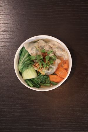 Sui Cao Noodle at Open Sesame - Café & Noodle Bar Vegetariano in Porto