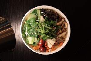 Herbal Noodle at Open Sesame - Café & Noodle Bar Vegetariano in Porto