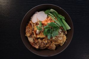 Char Siu at Open Sesame - Café & Noodle Bar Vegetariano in Porto