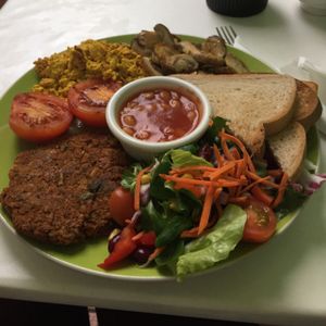 vegan gluten free breakfast   at Bubble Tea Paradise Healthy Cafe in Limerick