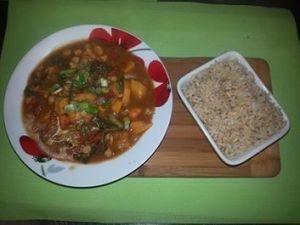 Vegan Stew at Bubble Tea Paradise Healthy Cafe in Limerick