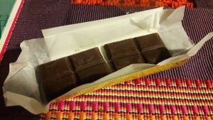 Chocolatina vegana  at Espiritu Libre in Medellin