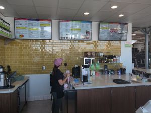 Inside at Blend Juice Bar in Hawthorne