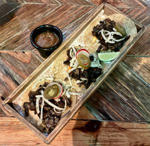 Champiñones in Adobo Taco at El Chapo's Tacos in Dubai