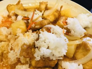 Pineapple tofu at Suzy's Kitchen in Bremerton