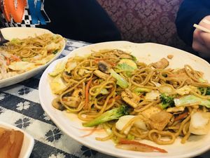 Yakisoba noodles  at Suzy's Kitchen in Bremerton