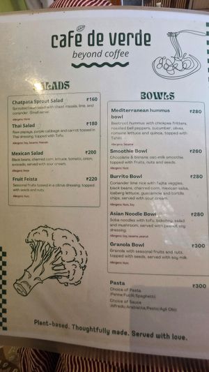  at Cafe De Verde in Bengaluru