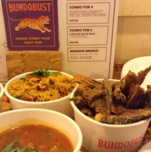 Fried okra
Bundo Chaat
Chole Bhatura at Bundobust in Leeds
