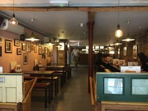 inside  at Bundobust in Leeds