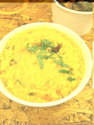 dhal and rice at Bundobust in Leeds