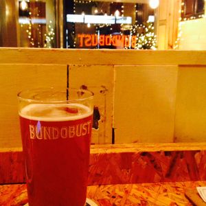 Inside on a cold December night at Bundobust in Leeds