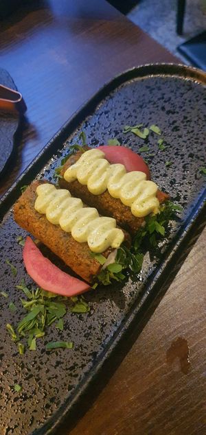 Falafel rolls at Raffiné in Oslo