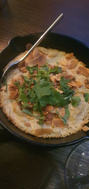 Chickpeas pancake at Raffiné in Oslo