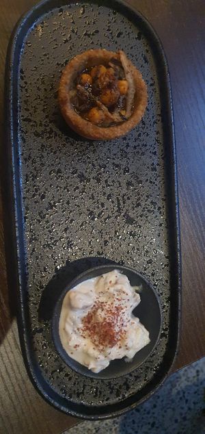 Chickpea pie at Raffiné in Oslo